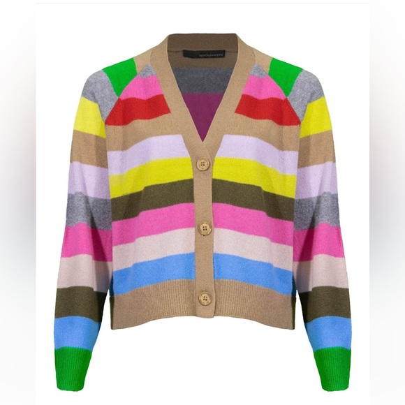 360 Cashmere Stephanie Rainbow Cardigan - Picture 2 of 8